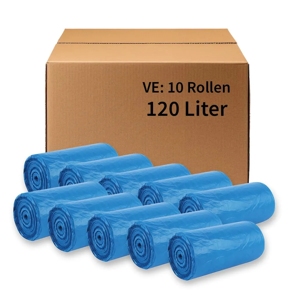 Hygoclean Müllbeutel 120 L transparent 500 Stk. HDPE