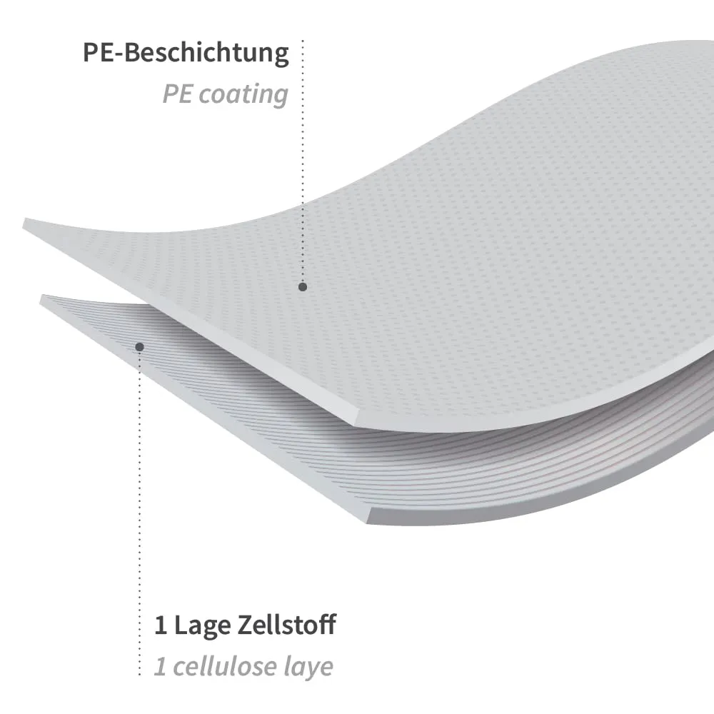 Franz Mensch Hygostar Lätzchen Light Box 1000 Stück PE