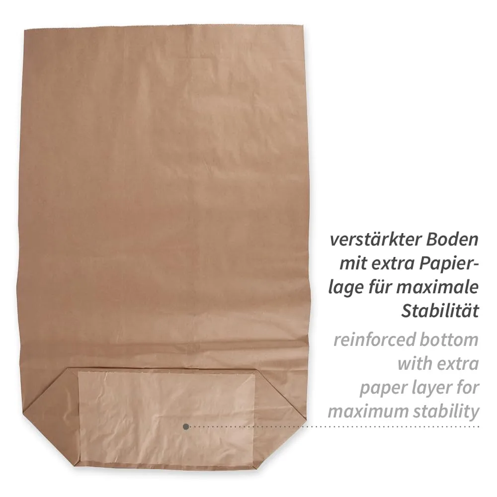 Hygoclean Papiermüllsäcke 80 L braun 25 Stk. 2-lagig