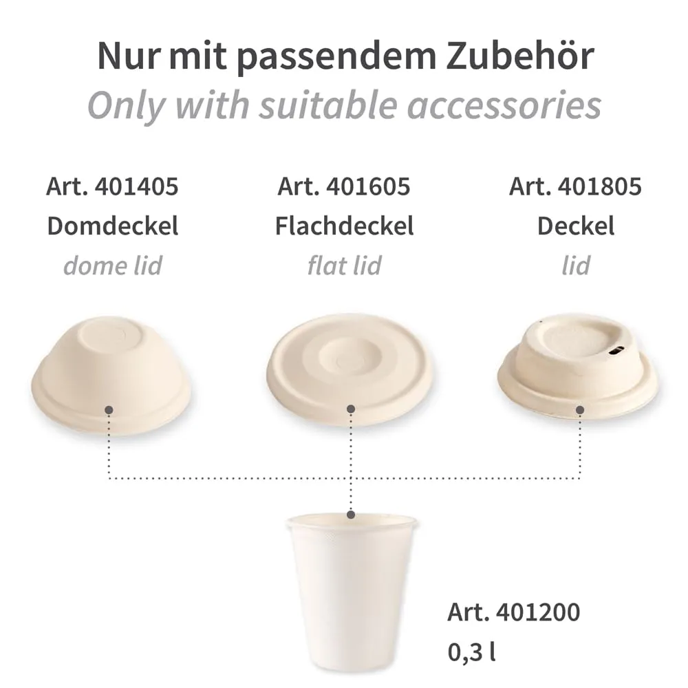 Franz Mensch NatureStar Kaffeebecher Zuckerrohr 300ml 1000er