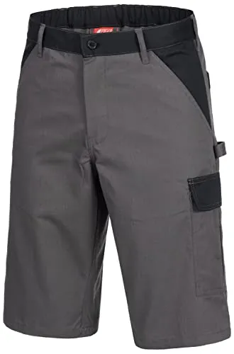 Nitras Motion Tex Light Arbeitsshorts grau Stretchbund