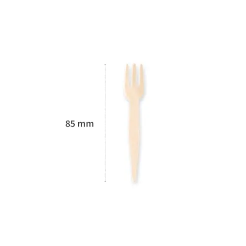 NatureStar Pommes-Pieker Dreizack Holz 8,5cm 1000 Stück FSC