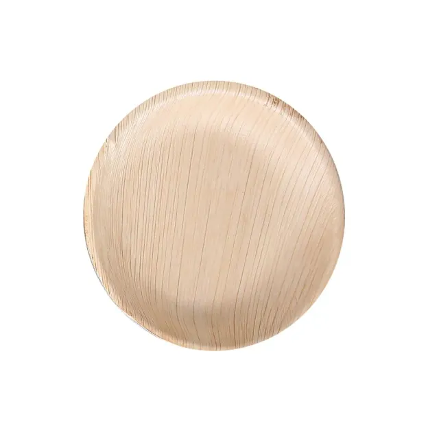 NatureStar Palmblatt Teller rund 18 cm 50 Stück