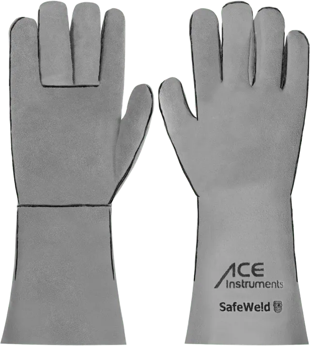 ACE SafeWeld Schweißerhandschuhe 1 Paar Rindsleder