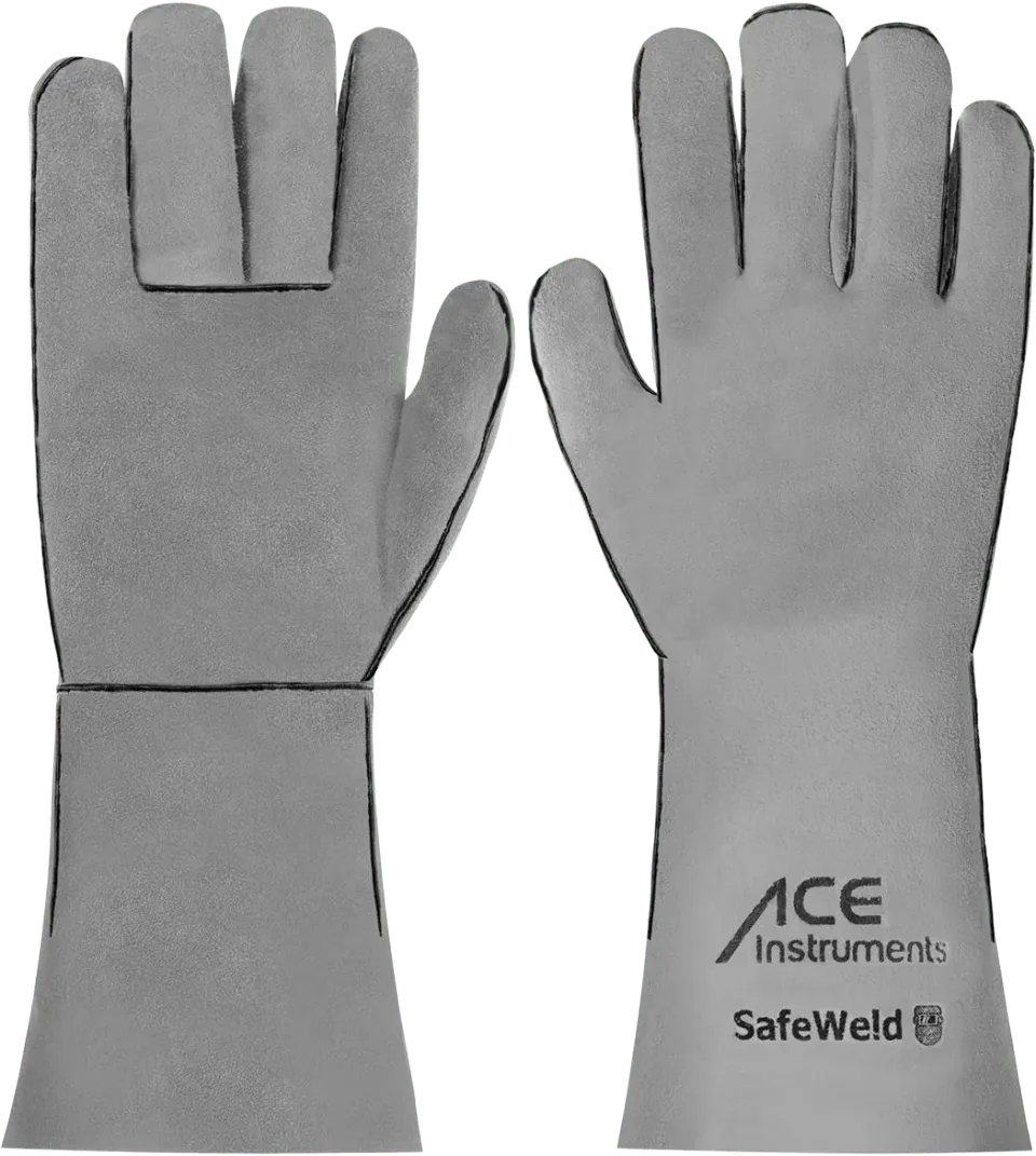 ACE SafeWeld Schweißerhandschuhe 1 Paar Rindsleder