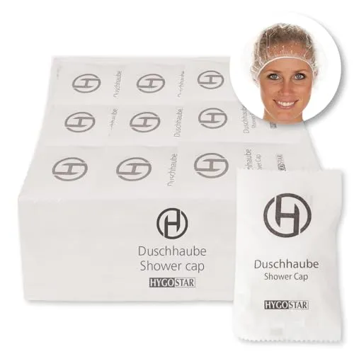 Hygostar Duschhaube PE transparent 45 cm einzeln verpackt
