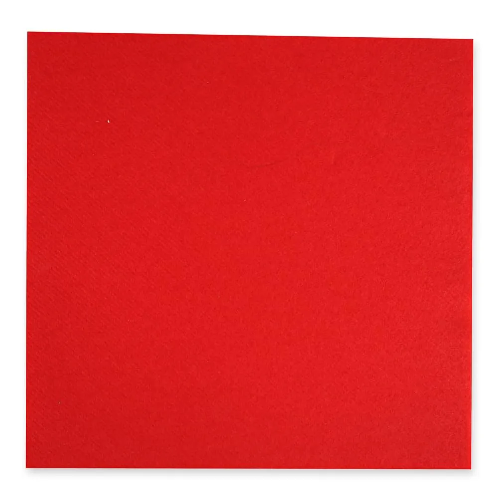 NatureStar Eleganza Airlaid-Servietten rot 40x40 500 Stk stoffähnlich