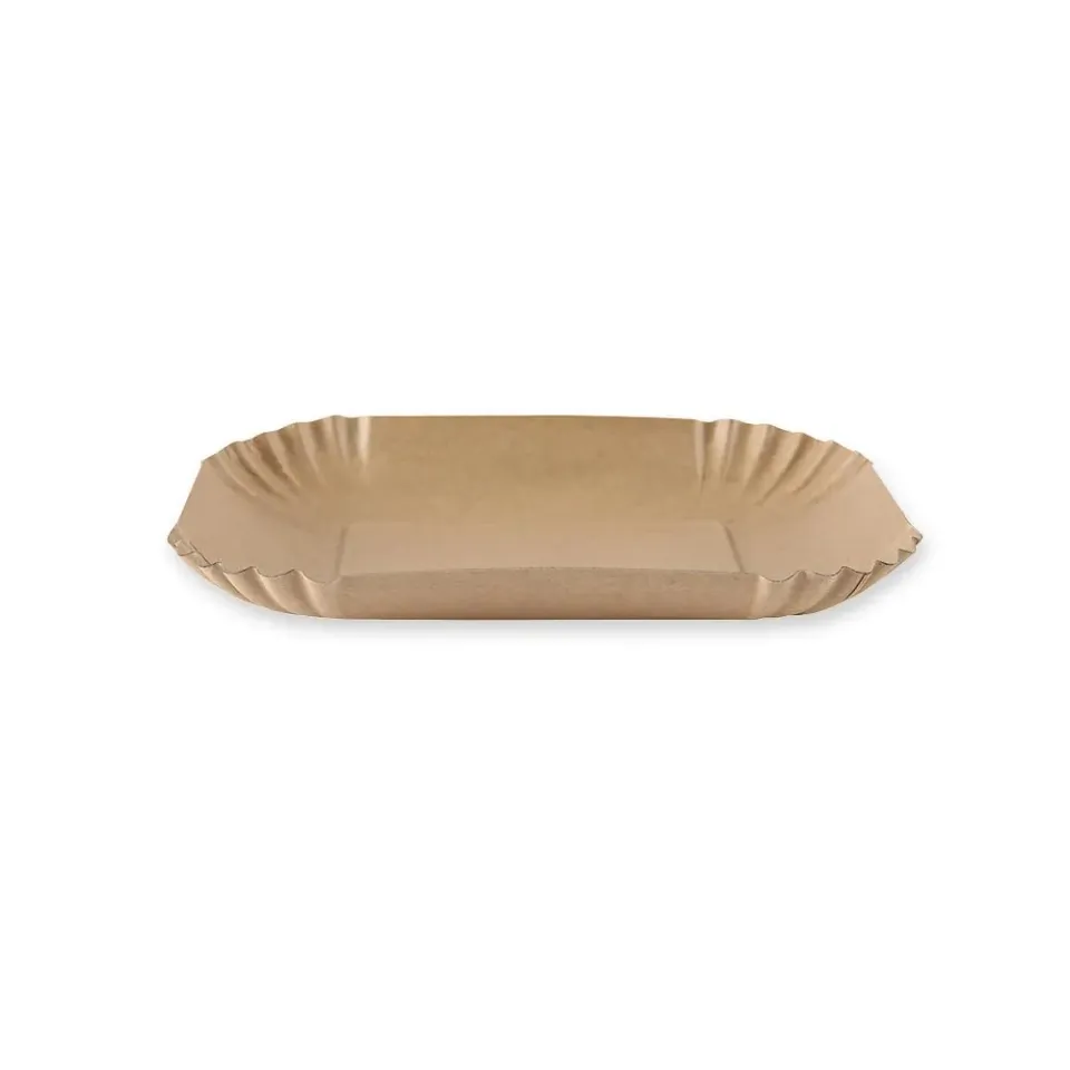 NatureStar Pappschale rechteckig 13x18 cm 1000 Stück fettbeständig
