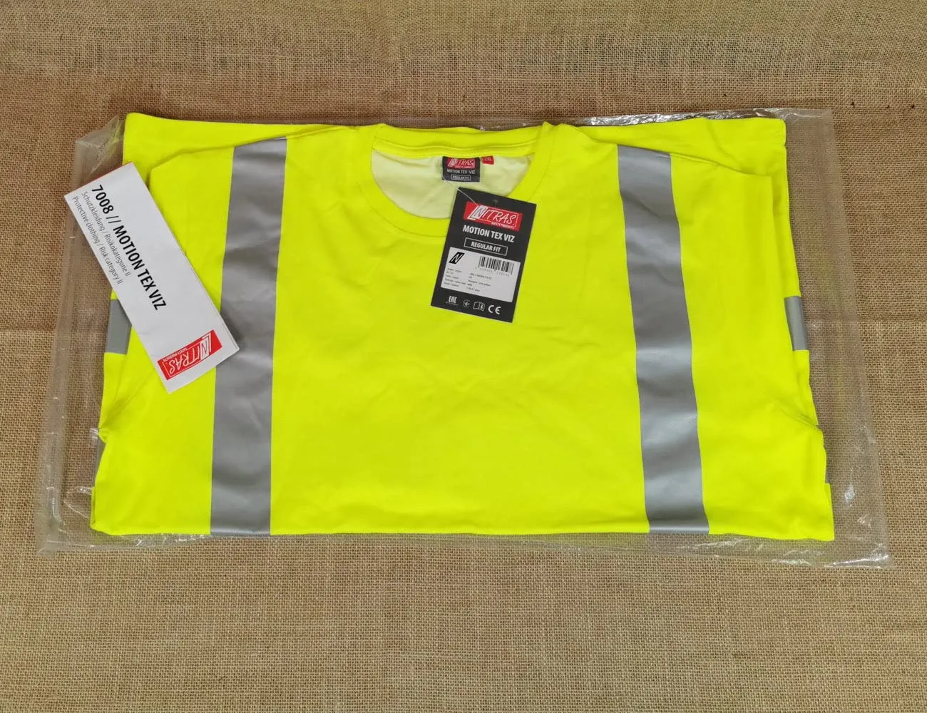 Nitras Motion Tex Viz Warnschutz-Shirt XL neongelb