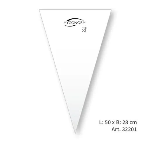 Hygonorm Spritzbeutel LDPE 50 cm 1000 Stück transparent