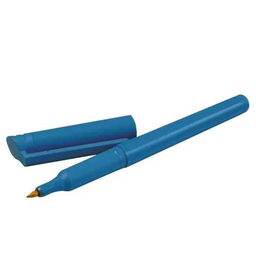 Hygostar Folienmarker detektierbar Permanentmarker 10 Stück blau
