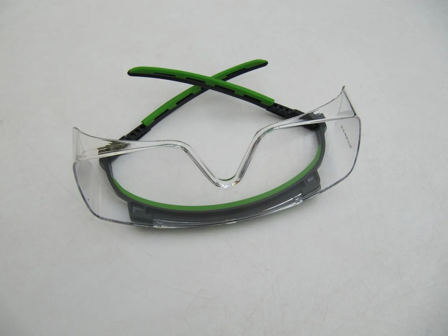 ProFit Kubik Schutzbrille Schwarz-Grün Überbrille klar