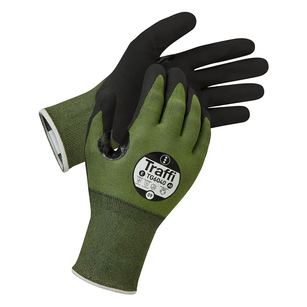 TraffiGlove TG6040 Nitril-Arbeitshandschuh Cut E