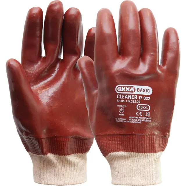 Oxxa Cleaner 17-022 Arbeitshandschuh PVC rot