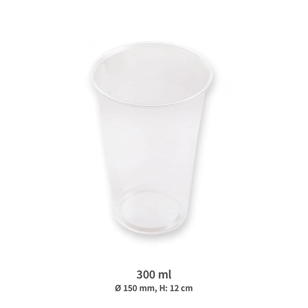 Hygostar Trinkbecher PP transparent 300 ml 1000 Stück