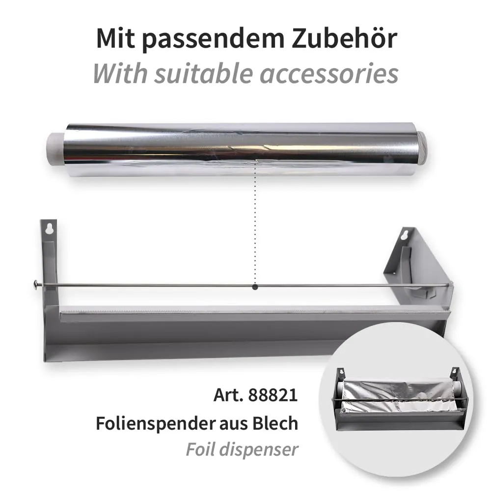 Hygostar Aluminiumfolie 150mx45cm silber 4 Stück 11my