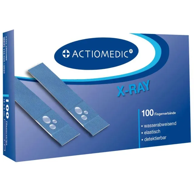 Franz Mensch Actiomedic X-Ray Aquatic Fingerverband 2 Stk blau detektierbar