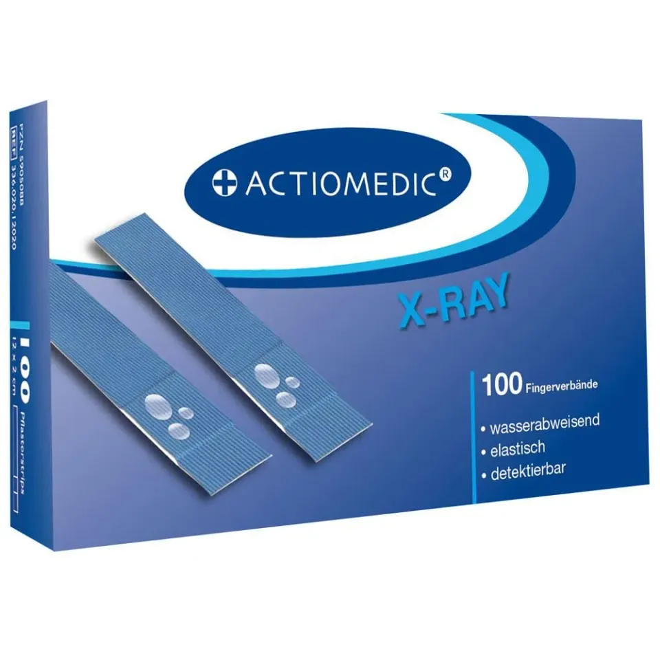 Franz Mensch Actiomedic X-Ray Aquatic Fingerverband 2 Stk blau detektierbar