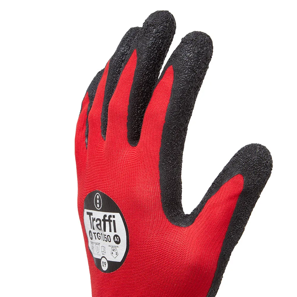 TraffiGlove TG1050 Latex Arbeitshandschuhe Schnitt A leicht