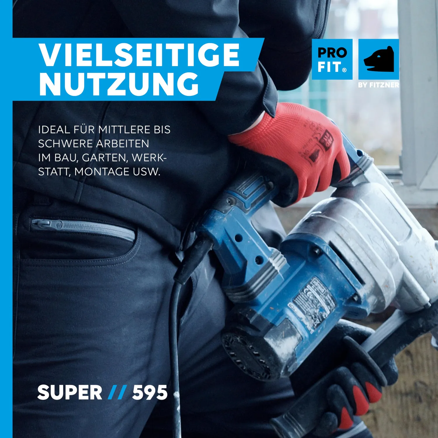 ProFit 595 Arbeitshandschuhe Latex Gr.10 12 Paar
