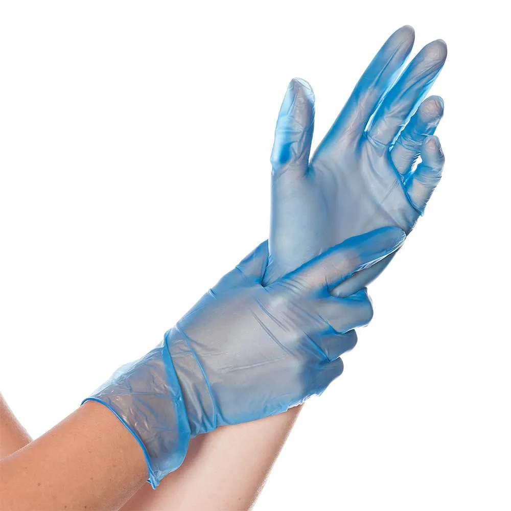 Hygostar Classic Vinylhandschuhe transparent Größe 8/M 1000 Stück