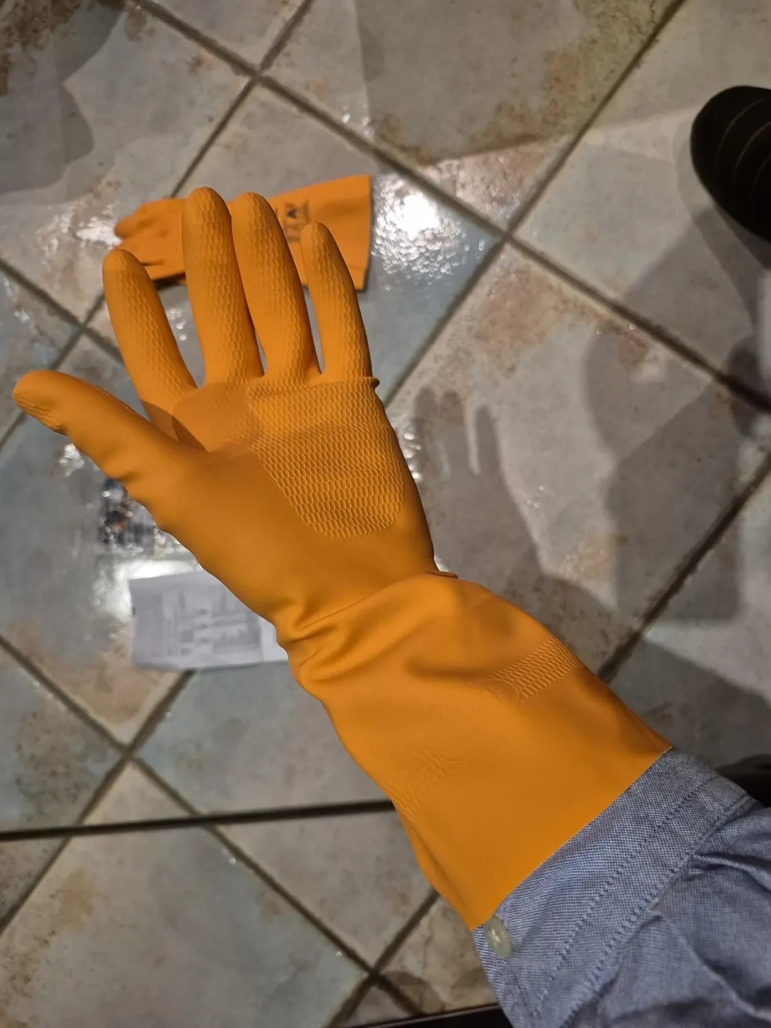 Hi5 X-Chem HI553 Chemikalienschutzhandschuhe orange XXL 3 Stück Typ A