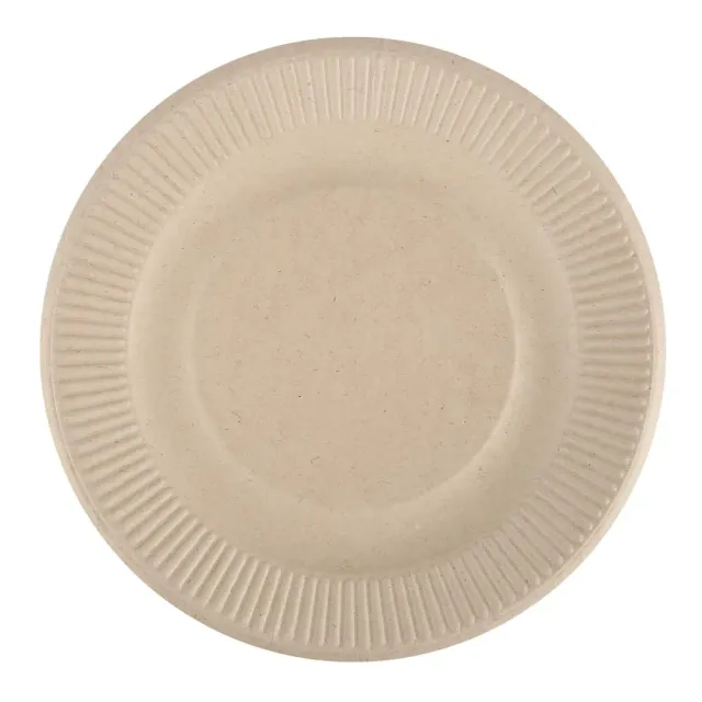 NATUREStar Imbissteller Zuckerrohr 25,4cm 500 Stück natur