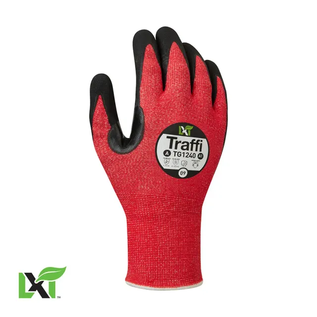 TraffiGlove TG1240 LXT Microdex Nitril-Arbeitshandschuh Schnittschutz A