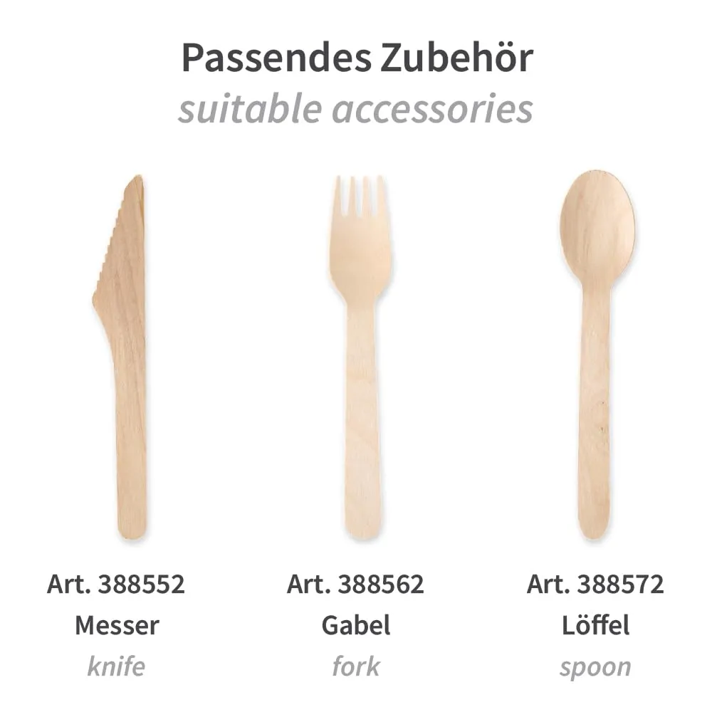 NatureStar Kaffeelöffel Holz 11 cm 1000 Stück wachsbeschichtet