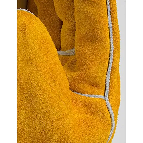 Tegera 19 Schweißhandschuhe Leder Gr. 9 gelb Jerseyfutter
