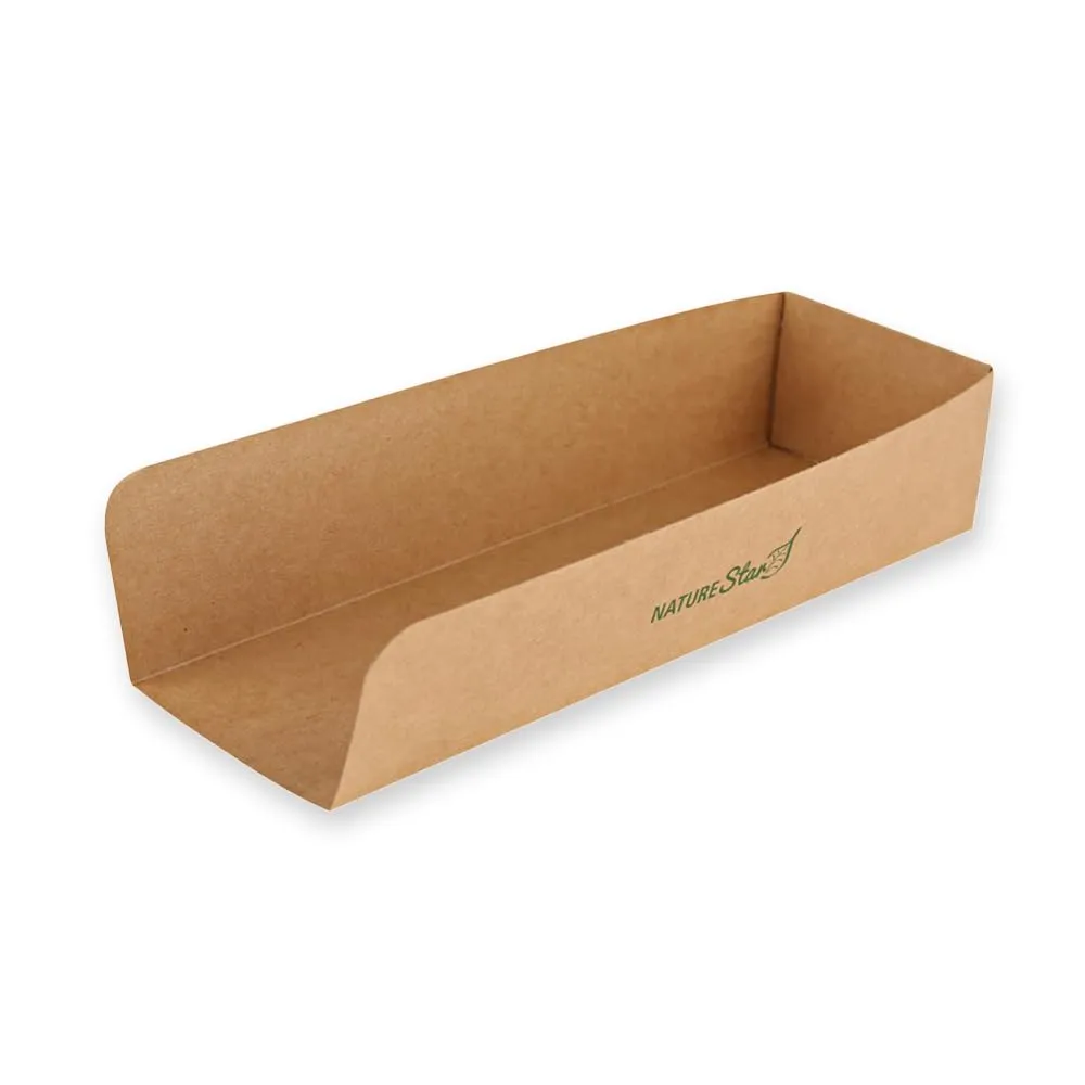 NatureStar Hot Dog Tray Kraftpapier 28cm braun 500 Stück To-go
