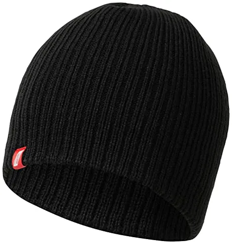 Nitras 732 Kids Winter-Mütze Beanie schwarz gefüttert