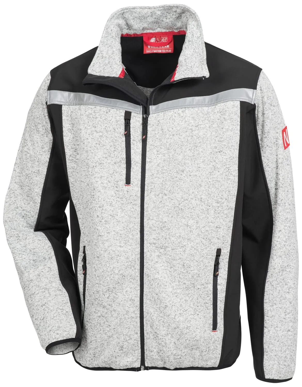 Nitras Motion Tex Plus Arbeitspullover XL Strick-Softshell