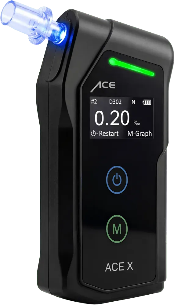 ACE X Alkoholtester elektrochemisch 25 Mundstücke Gutschein