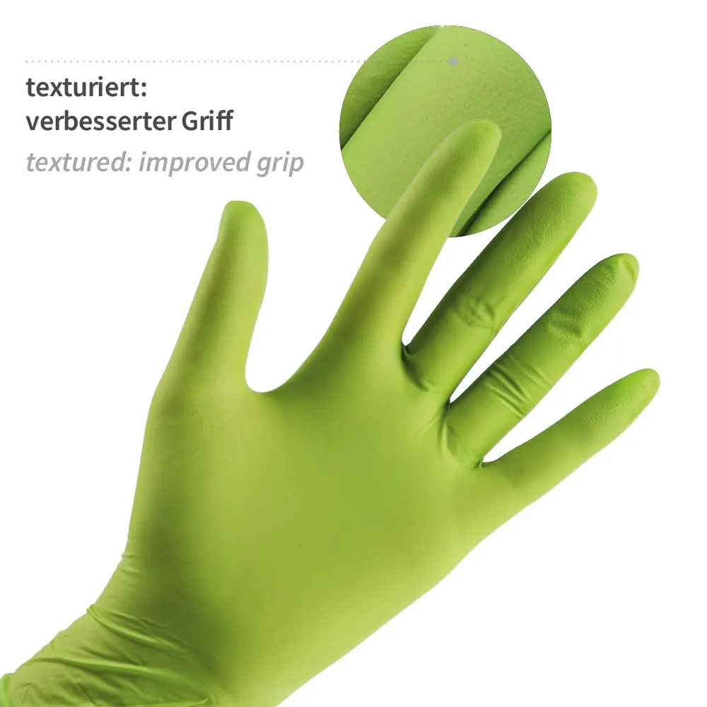 Hygostar Safe Light Nitrilhandschuhe grün M 100 Stück