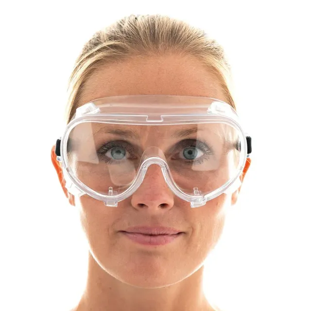 Hygostar Schutzbrille belüftet transparent Einheitsgröße 10 Stück