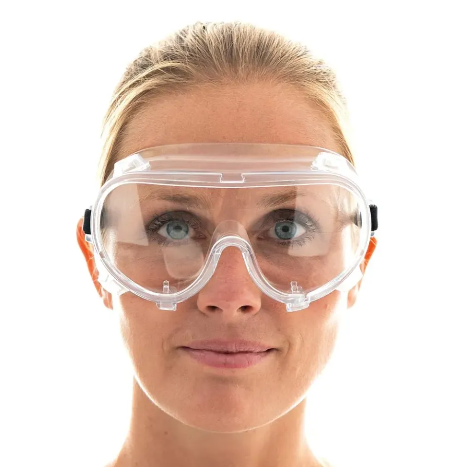 Hygostar Schutzbrille belüftet transparent Einheitsgröße 10 Stück