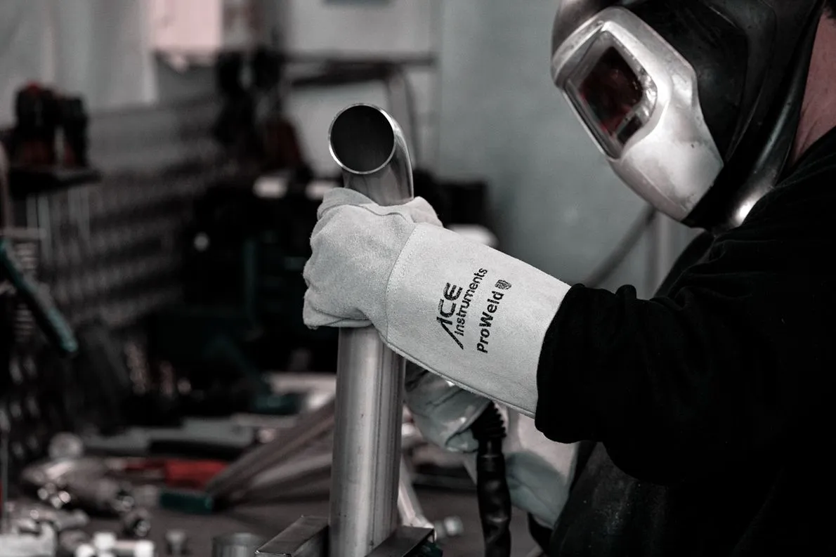 ACE ProWeld Schweißerhandschuhe L Rindleder
