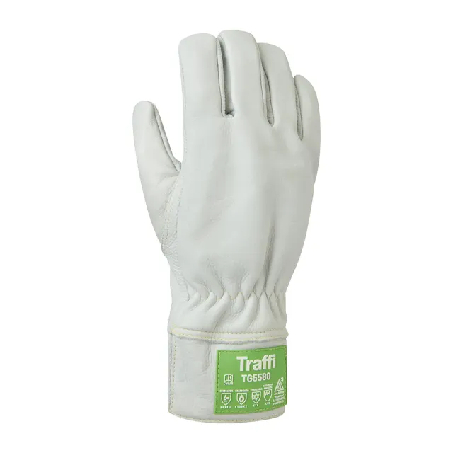 TraffiGlove TG5580 Stulpenhandschuhe Lichtbogen Leder