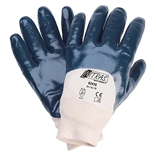 Nitras Safety Arbeitshandschuhe blau Gr. 10 12 Paar