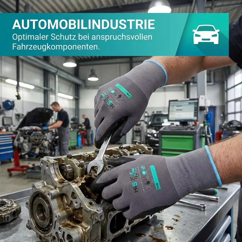 Hi5 X-FlexiTec 4121X Arbeitshandschuhe XL 12 Stück Touchscreen