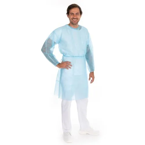 Hygonorm Kittel Eco Einwegkittel L 100 Stück PP blau