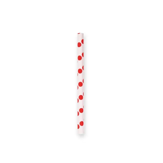NatureStar Cocktail Papiertrinkhalme rot-weiß 3400 Stück