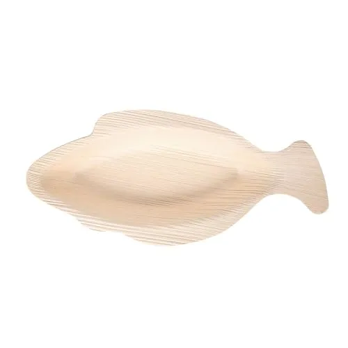 Franz Mensch NatureStar Fischform Schale Palmblatt natur ofenfest