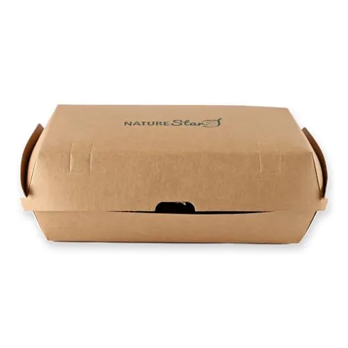 NatureStar Club Sandwichboxen 200 Stück kompostierbar