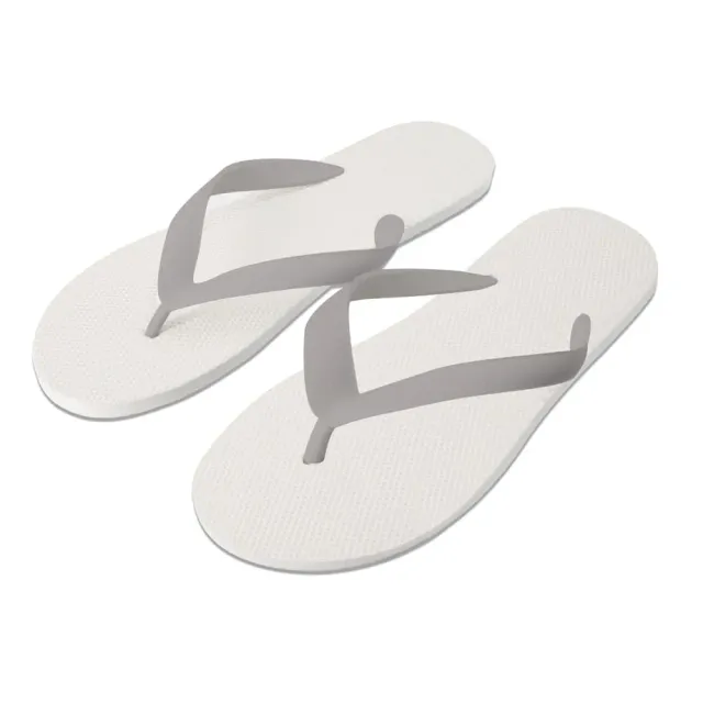 Hygostar Flip Flops Damen 36-40 weiß-grau 50 Paar EVA