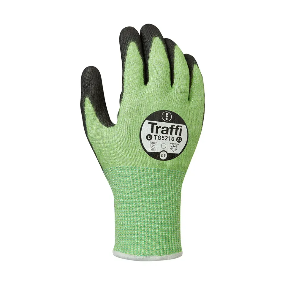 TraffiGlove TG5210 Arbeitshandschuh PU Schnittschutz D