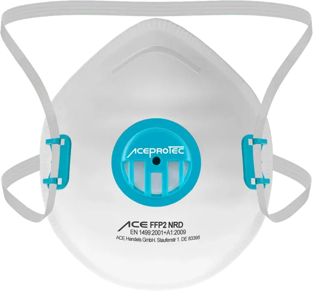 ACE ProTec FFP2 Staubmaske mit Ventil 10 Stück