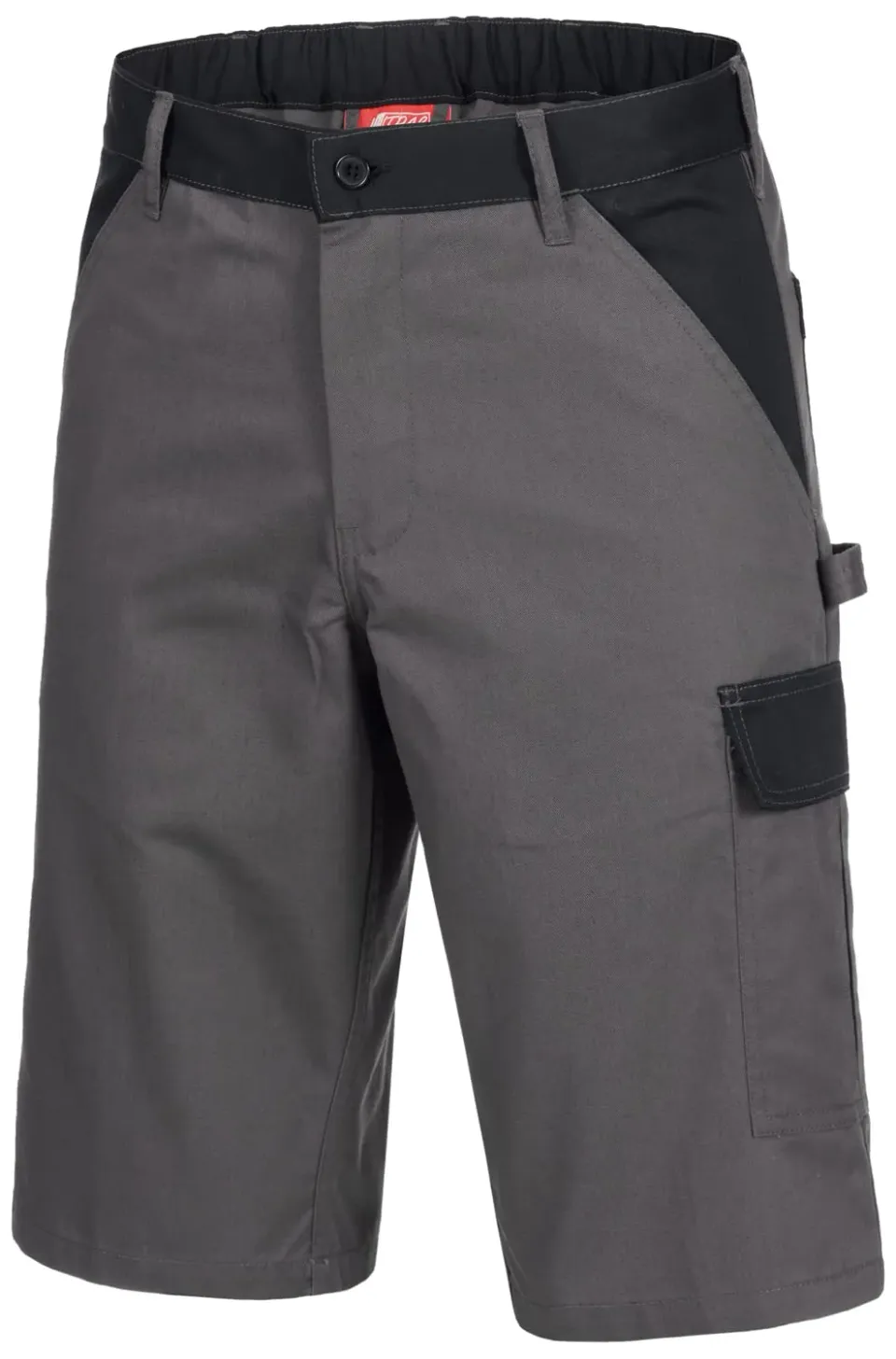 Nitras Motion Tex Light Arbeitsshorts grau Stretchbund