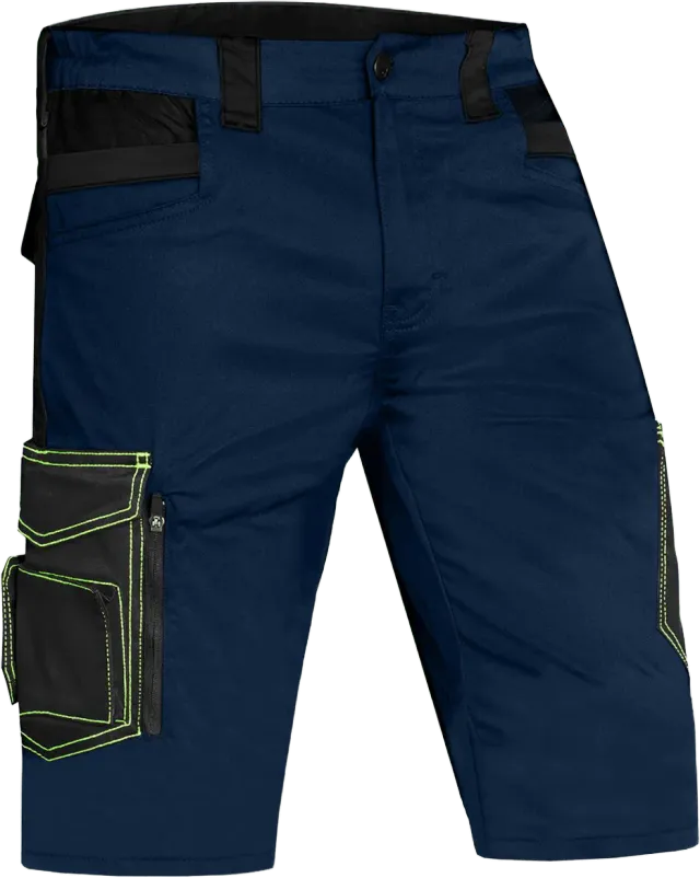 ACE Genesis Arbeitsshorts Herren kurz Schwarz Stretch